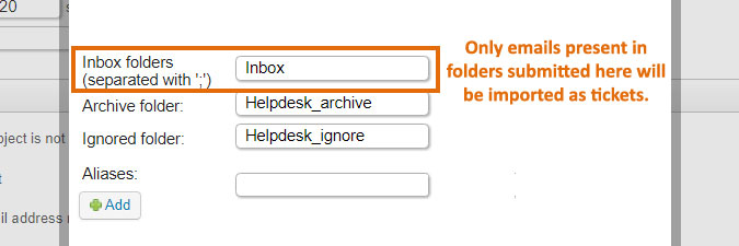 Emails not imported as tickets into the help desk - Lansweeper