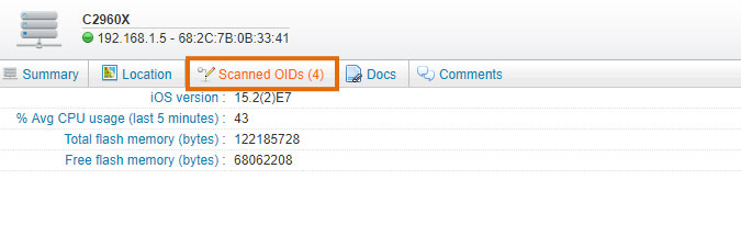 Scan extra SNMP data with custom OID scanning - Lansweeper