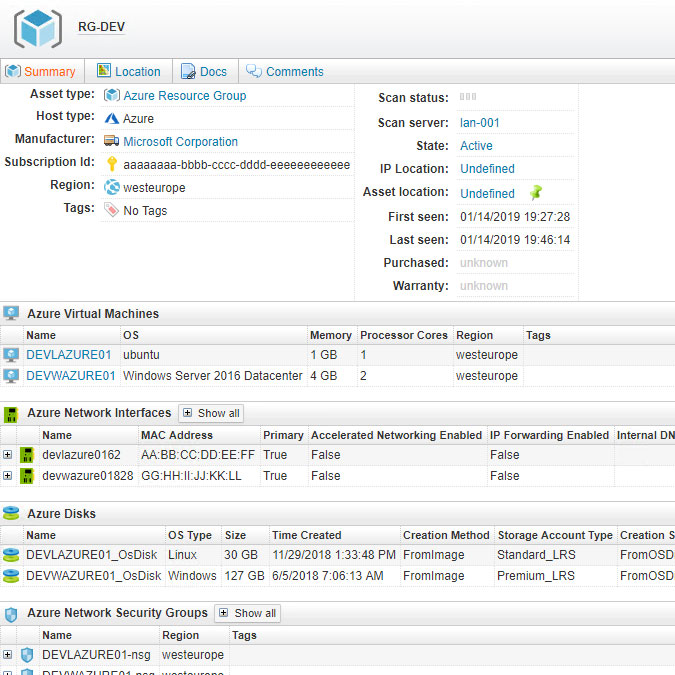 How to scan an Azure cloud environment Scanning your network Lansweeper Community