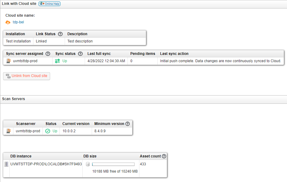 Link Lansweeper Cloud with Lansweeper Onprem Lansweeper