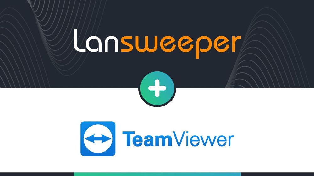 image of Lansweeper logo and team viewer logo