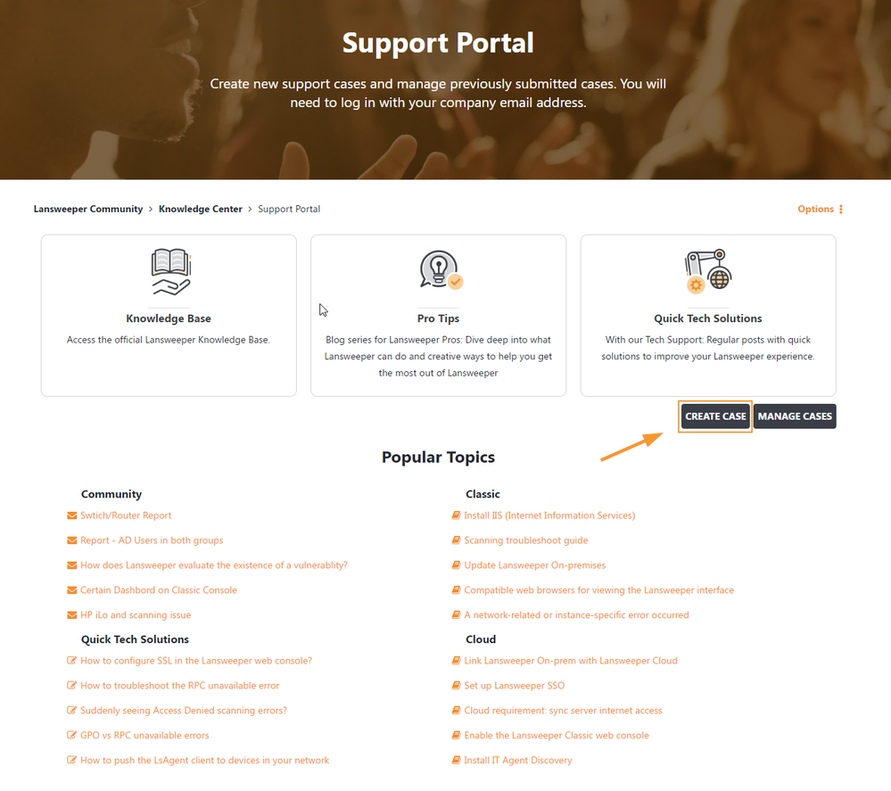 LS Support Portal