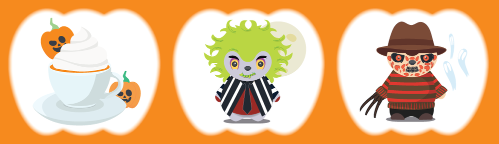 Halloween badges