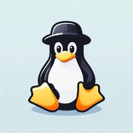 tux-blue-fedora-dalle3-copilot-white.jpg